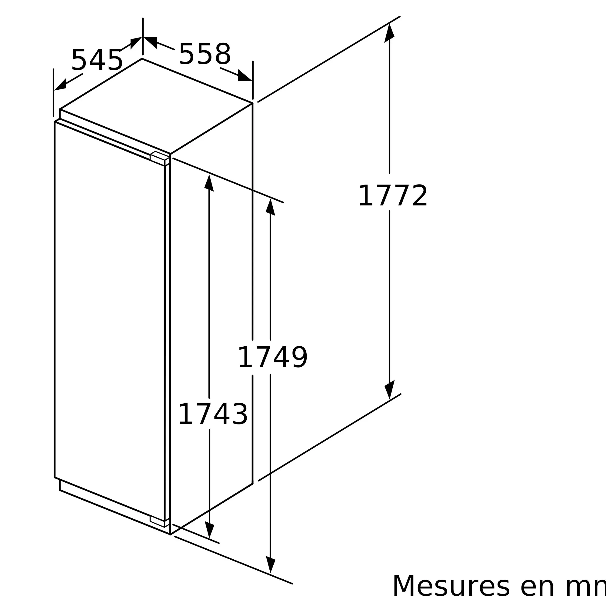 KI81RAD30 REFRIGERATEUR ENCASTRABLE SIEMENS - KI81RAD30 - 2