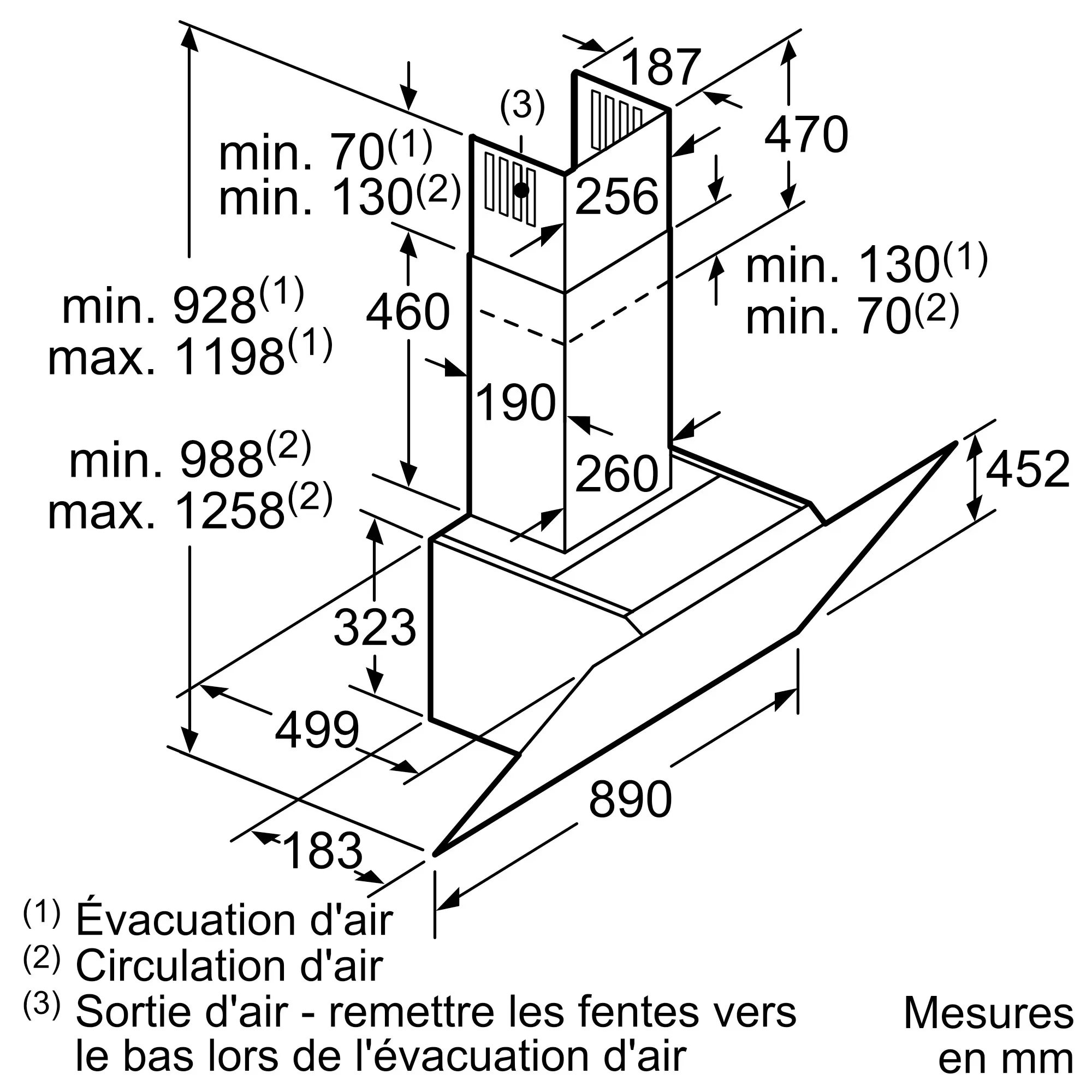 D95IPP1N0 HOTTE NEFF D95IPP1N0 90CM Verre - 7