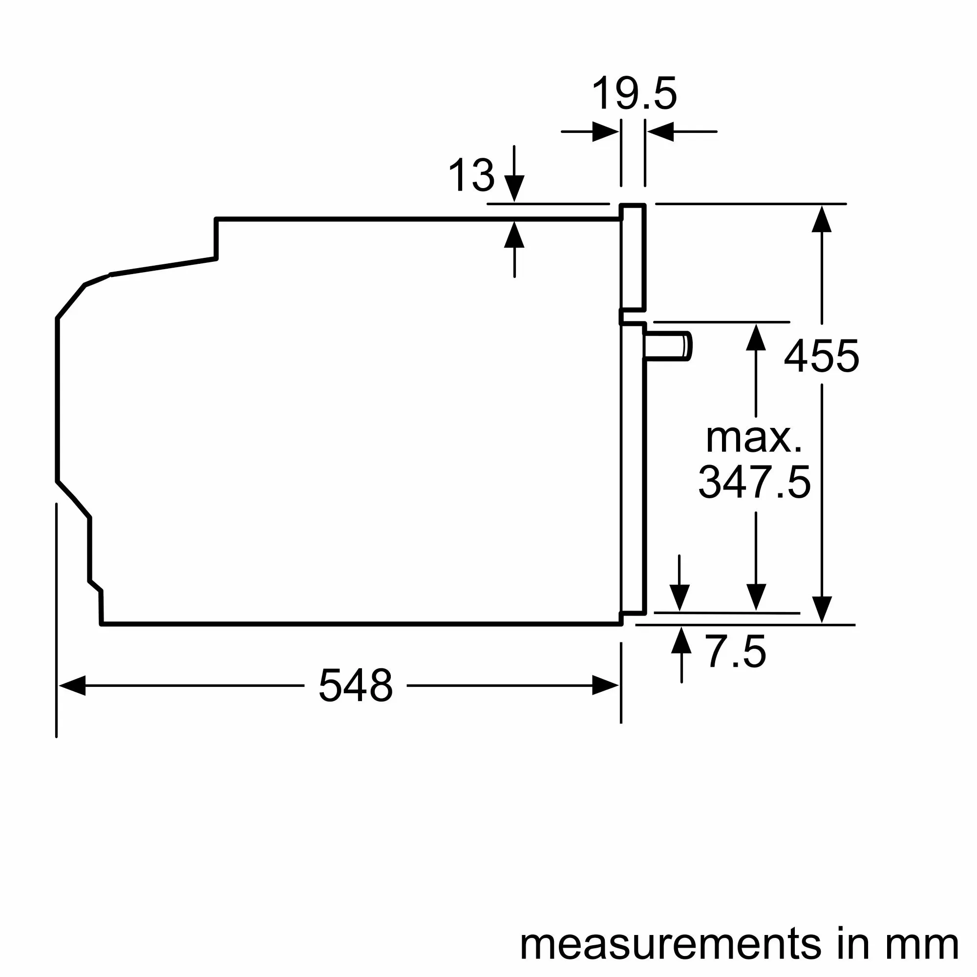 CMG633BS1 FOUR/MICRO-ONDE BOSCH Elec 60cm 45L AIRCHAUD 4D S8 - 5