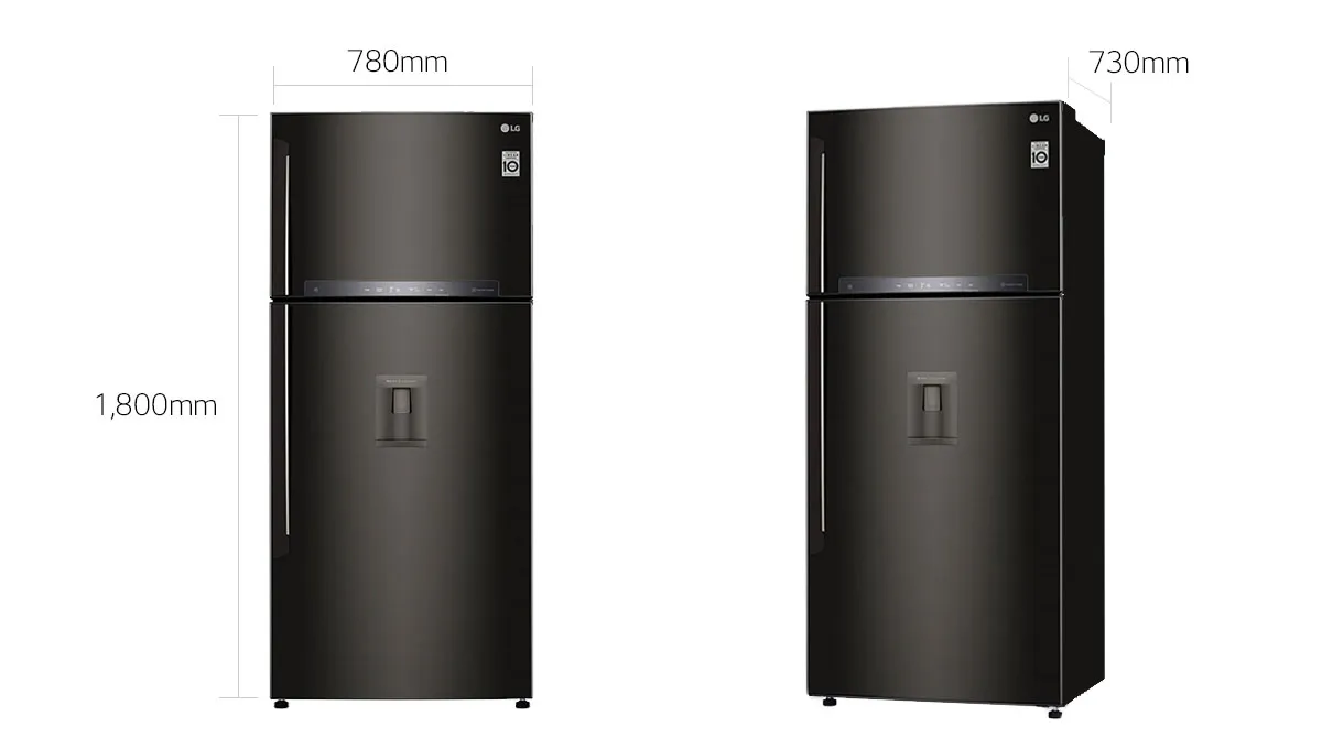 GN-F71HXHU REFRIGERATEUR LG 700L BLACK - GN-F71HXHU - 7