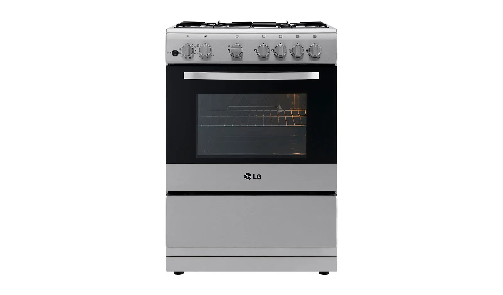 LF68V00S CUISINIERE LG 4 Feux GRIS LF68V00S - 0