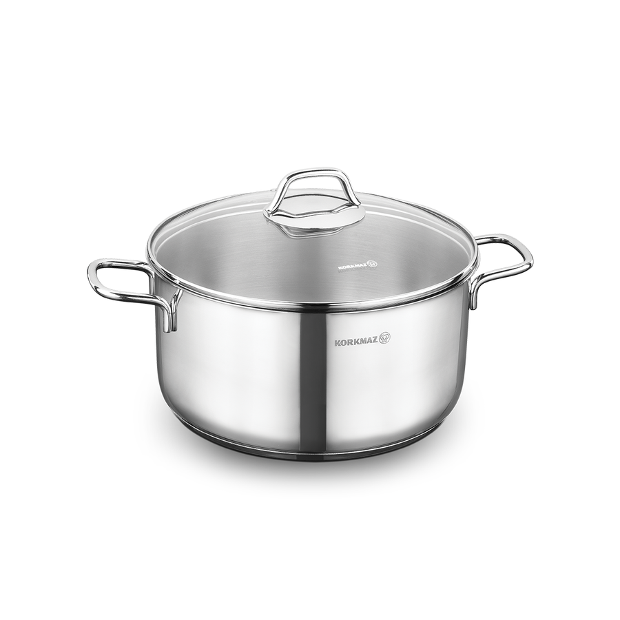 A1656 MARMITE KORKMAZ PERLA 22*11CM / 4L INOX A1656 - 0