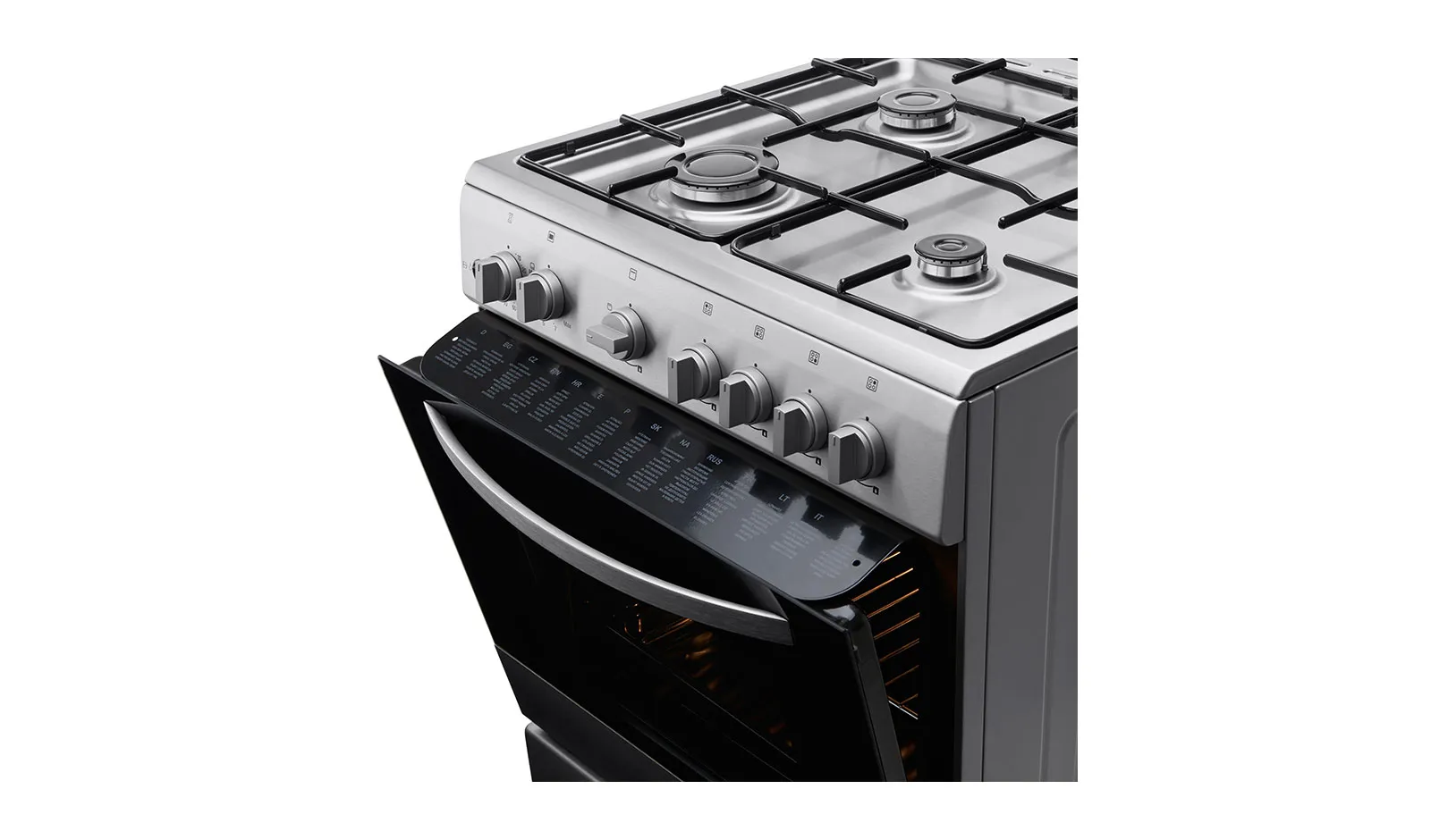 LF68V00S CUISINIERE LG 4 Feux GRIS LF68V00S - 1