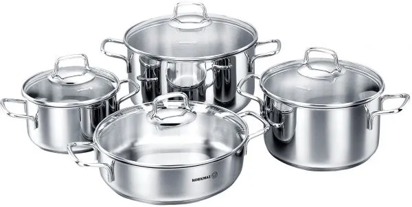 A1606 SERIE DE CASSEROL KORKMAZ PERLA 8 PIECES A1606 - 0