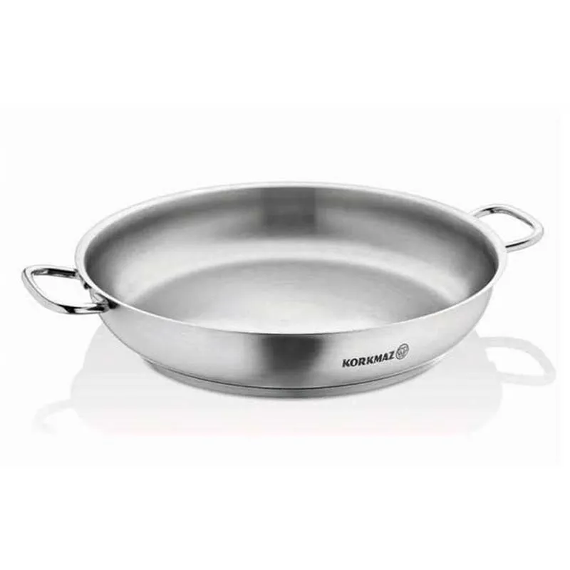 A1185 POELE  KORKMAZ PROLINE OMELETTE  24 CM  INOX - 0