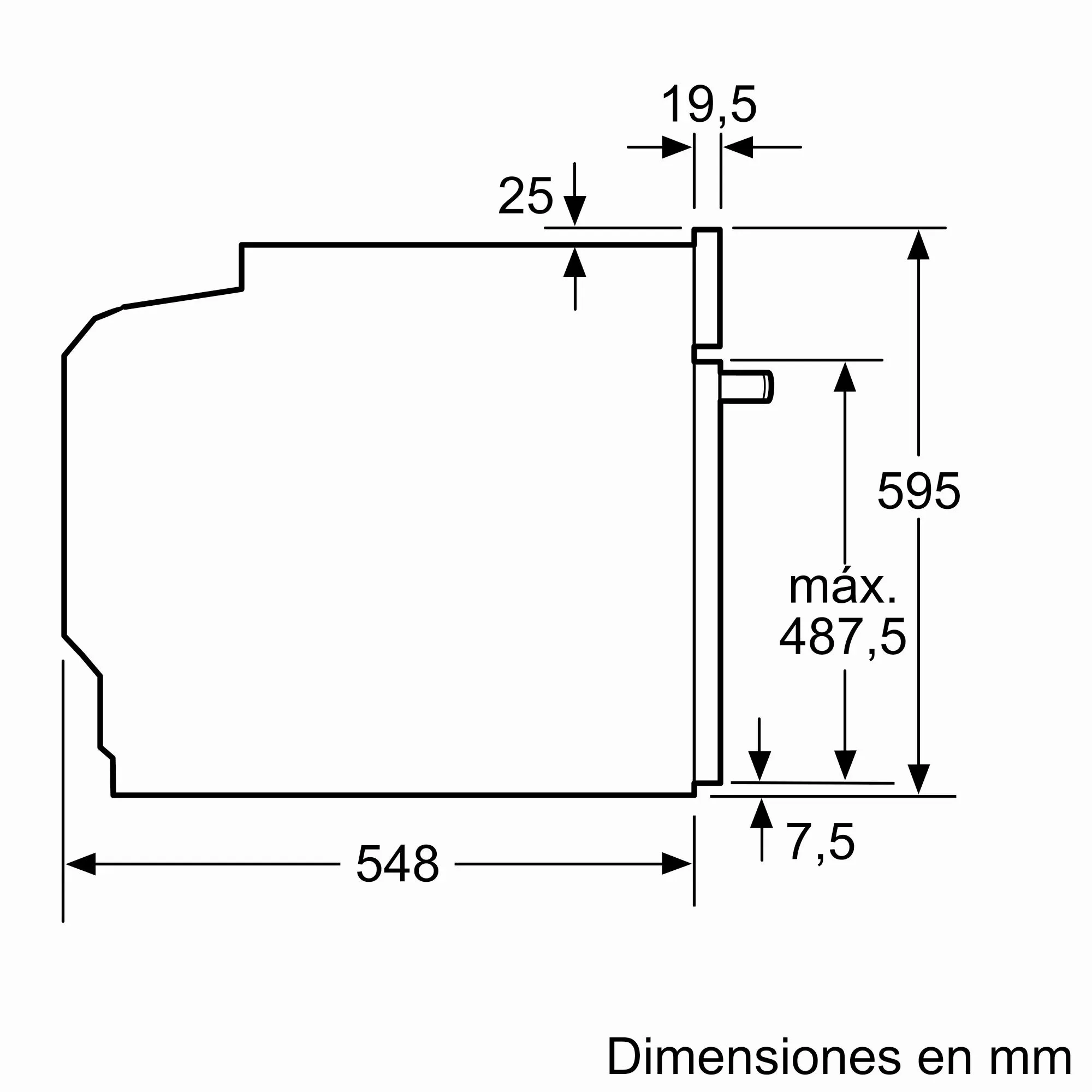 HBA574BR00 FOUR BOSCH  Série 4 électrique, 71 L HBA574BR00 - 5