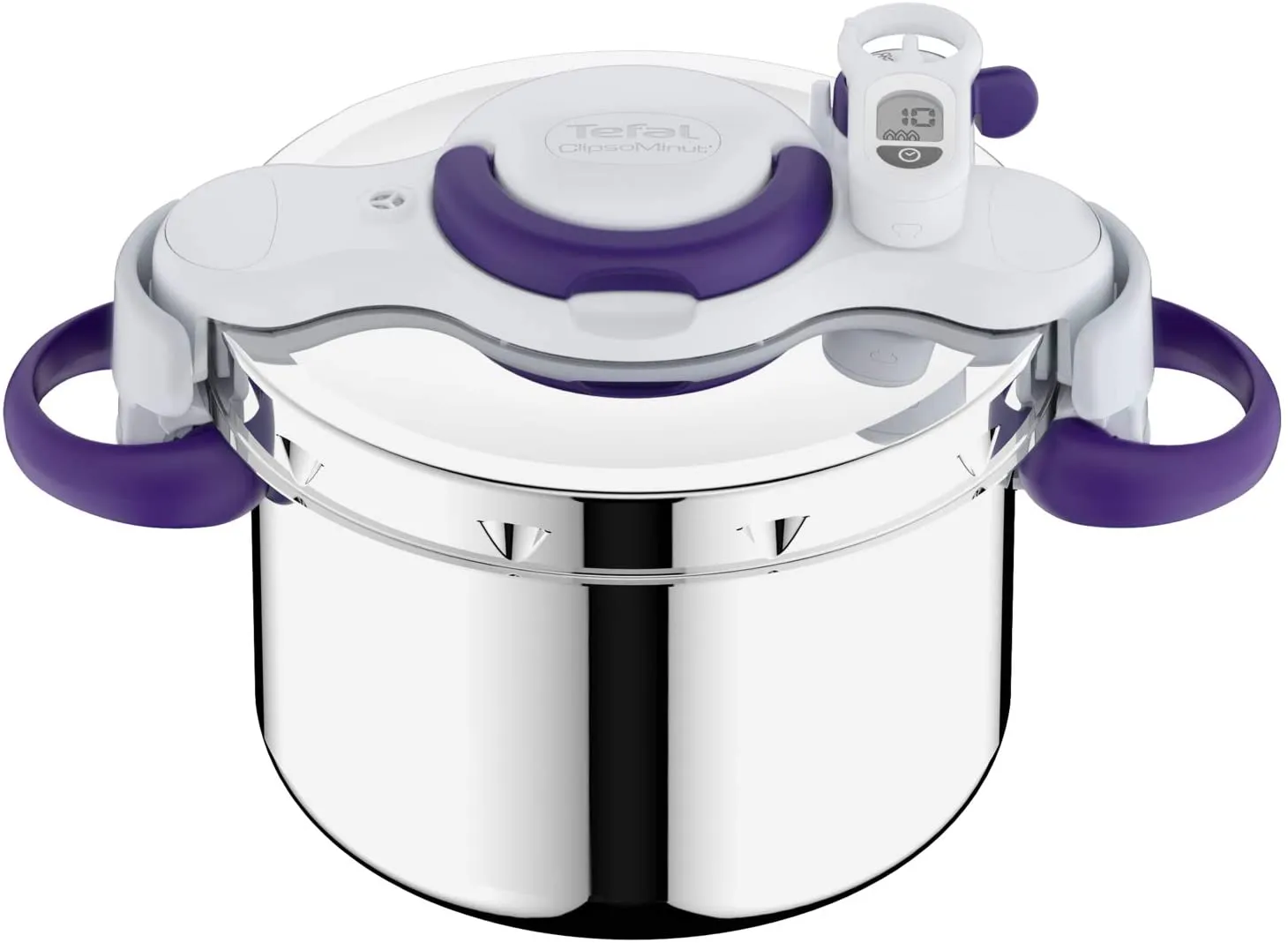 P4900700 Cocotte SEB Clipso Minut Perfect 6L Inox/Violet - 3