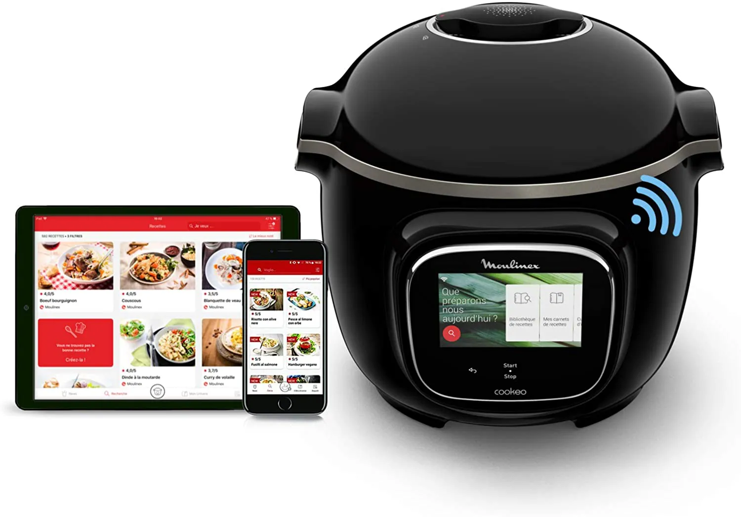 CE902800 Multicuisseur smart Moulinex Wifi Cookeo Touch - 4