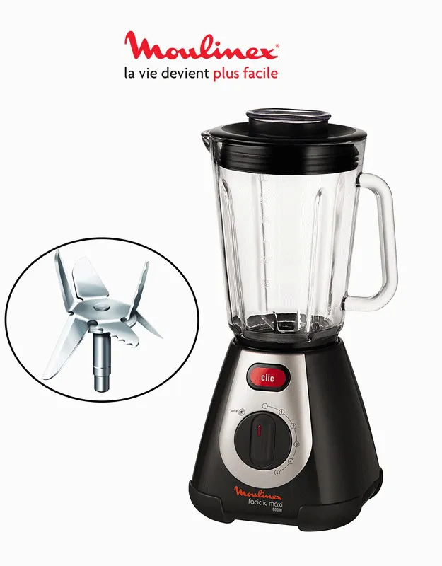 LM233A10 BLENDER MOULINEX BOL EN VERRE 600W 2L - LM233A10 - 0