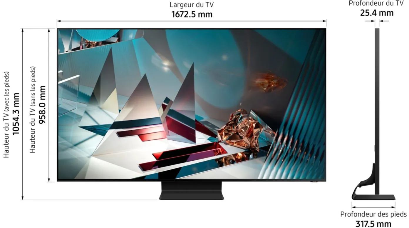 QA75Q800TAUX TV SAMSUNG 75 QUANTUM DOTS 8K HDR10+ SERIE8 - 4