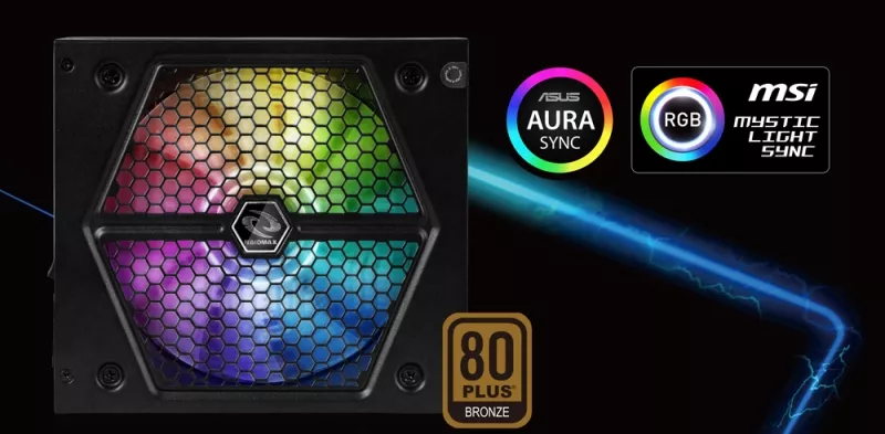 RX-735 ALIMENTATION 735 WATTS  RAIDMAX RGB 80+  BRONZE - 2