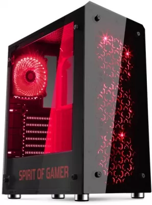 ROGUEIV BOITIER SPTIRIT OF GAMER ROGUE IV RED - 0