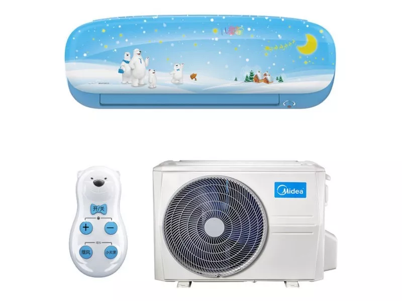 MSEABU-09HRFN1-B CLIMATISEUR MIDEA 9000 BTU ENFANT BLEU - 2