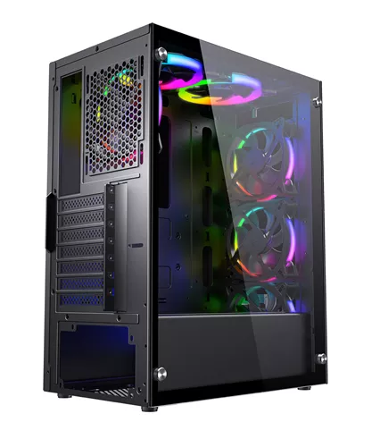 I408 BOITIER RAIDMAX ATX RGB / VENTILO 3 ARGB -1 NORMAL - 1