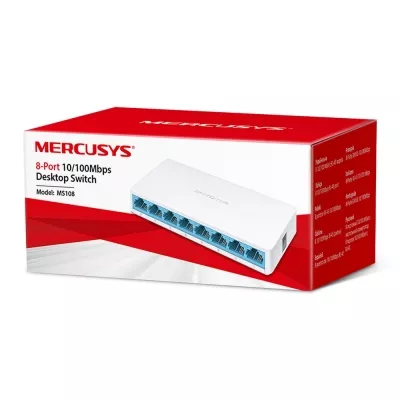 MS108 Switch 8 ports 10/100 Mbps – MERCUSYS MS108 - 0