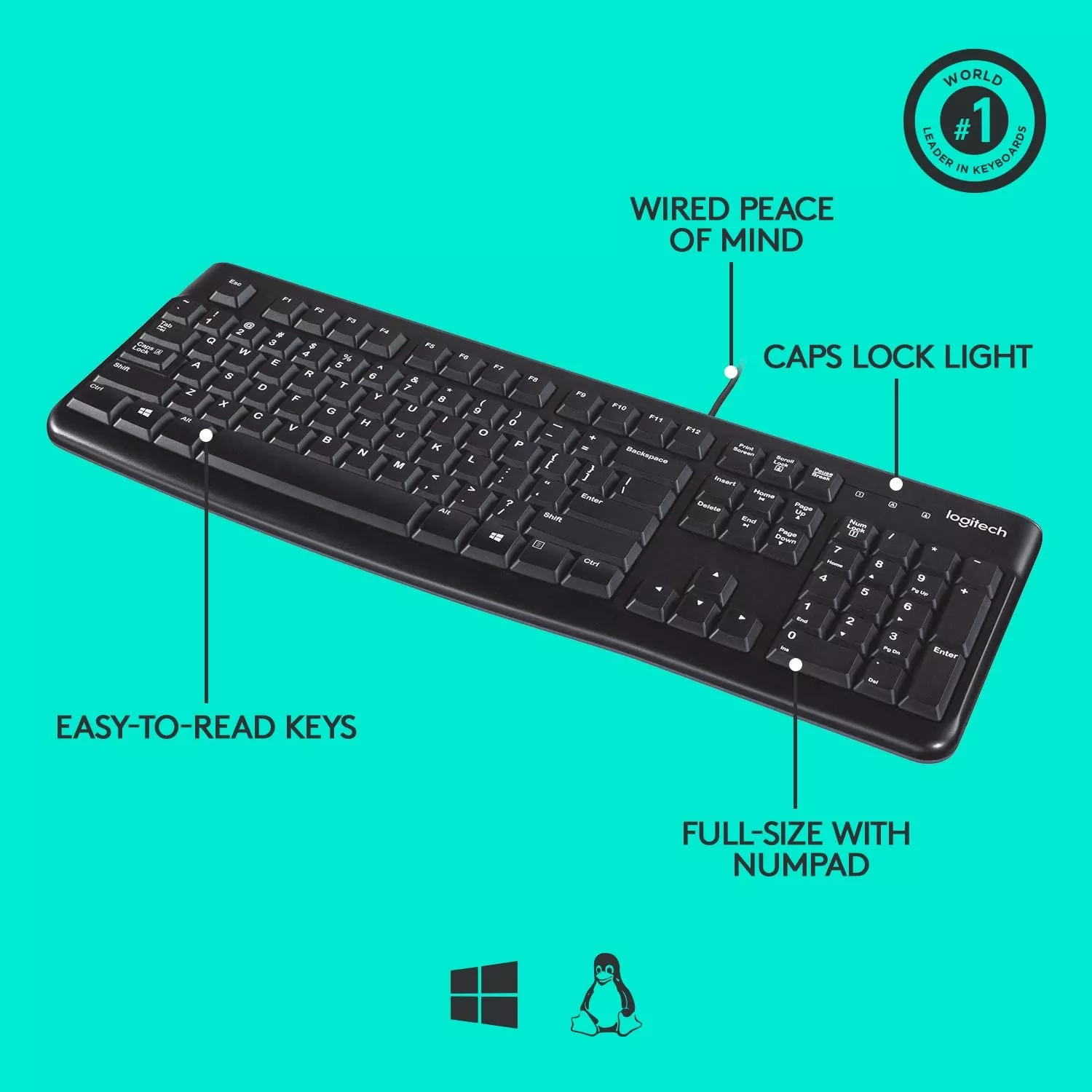 K120-FR LOGITECH KEYBOARD K120 FOR BUSNESS FR - 6