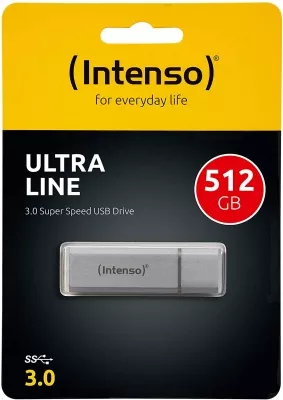 Intenso-USB512GB Intenso Ultra Line Clé USB 3.0 512 Go Argent - 0