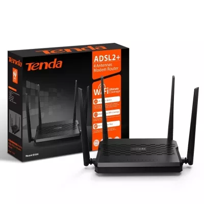 Tenda D305 Modem Routeur WiFi ADSL2+ 300Mbps Tenda D305 - 0