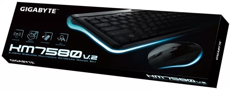 KM7580 V2 Pack Clavier Souris sans fil - Gigabyte KM7580 V2 - 0