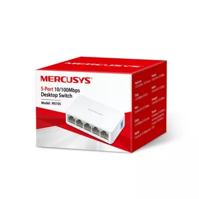 MS105 Switch 5 ports 10/100 Mbps – MERCUSYS MS105 - 0