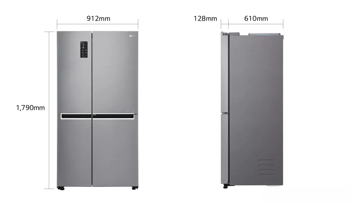 GCB247SLUV REFRIGERATEUR LG SIDE BY SIDE GC B247SLUV - 12