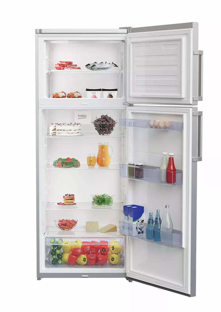 RDSE510M21S REFRIGERATEUR BEKO 2 PORTES 510L SILVER - 1