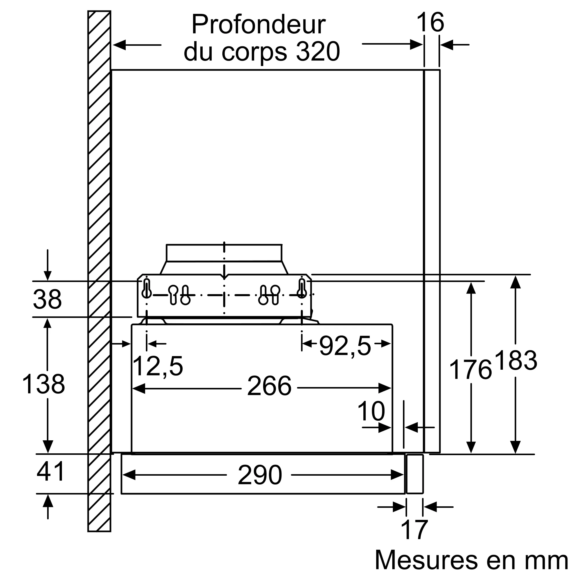 LI64MB521 Hotte Télescopique 60 Cm 388m³/H  Siemens iQ100 - 7