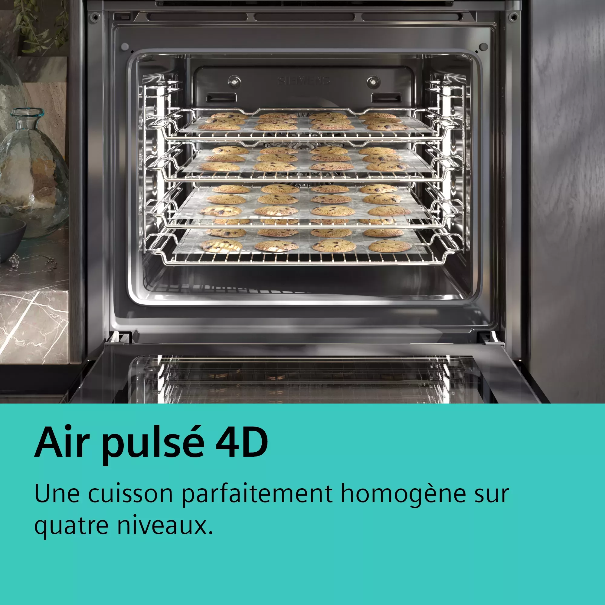 HN678G4S6 Four SIEMENS Vapeur 71L INOX 60CM PYROLYSE IQ700 - 7