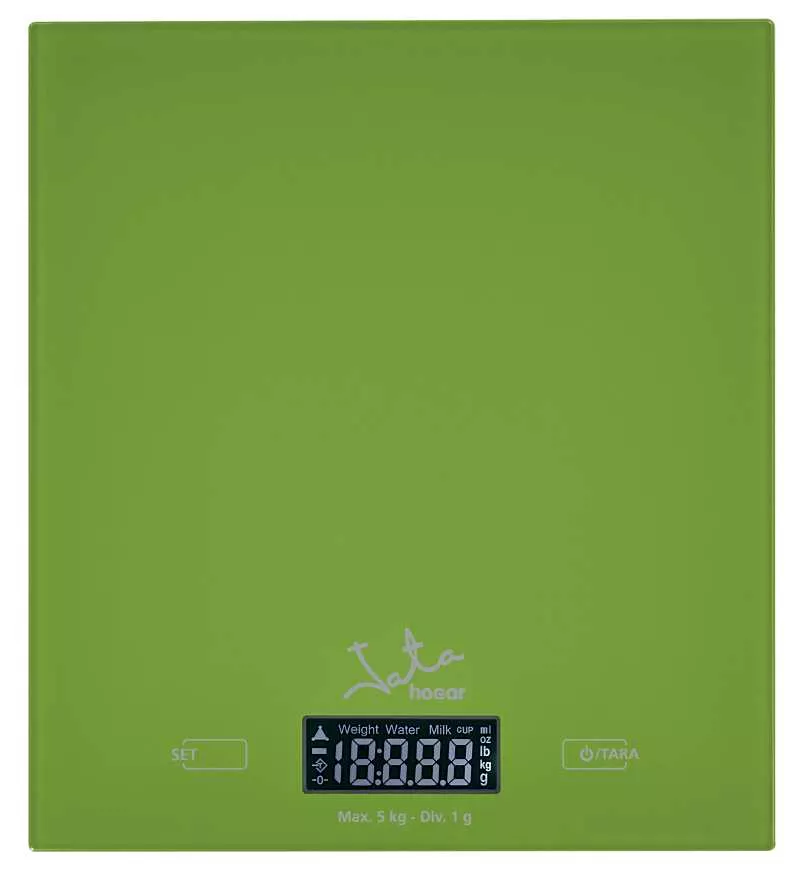 729V BALANCE DE CUISINE JATA ELECTRONIC VERT LCD 5KG - 1