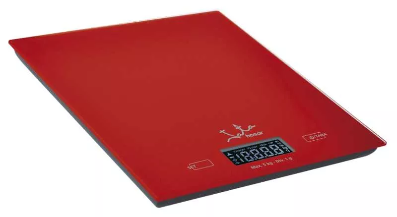 729R BALANCE DE CUISINE JATA ELECTRONIC ROUGE LCD 5KG - 2