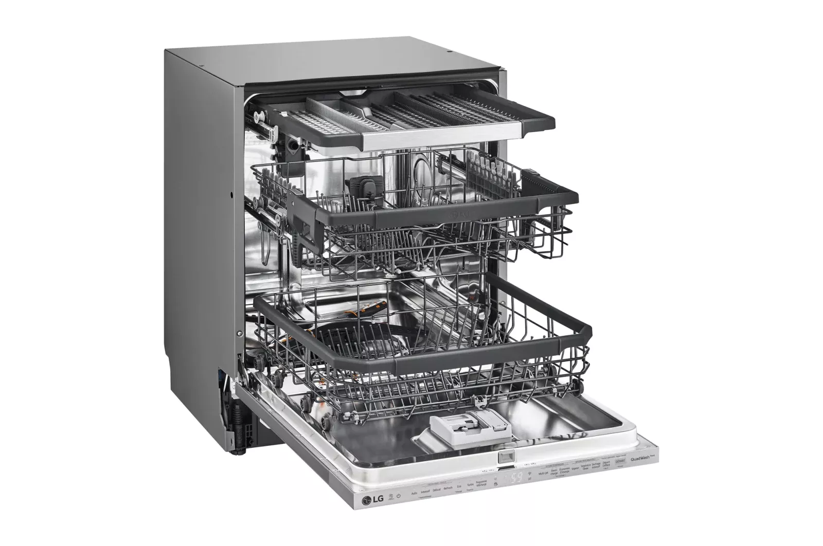 DB325TXS Lave vaisselle LG 14C 3T encastré QuadWash Vapeur - 2