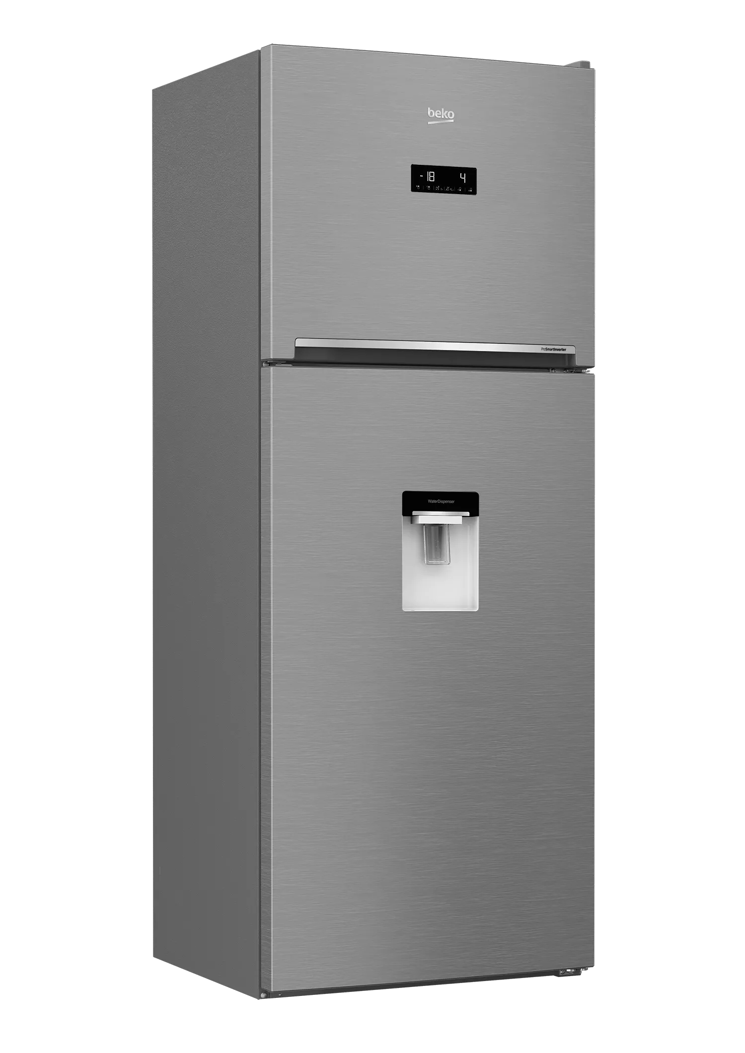 Beko - Réfrigérateur combiné 70cm 510l nofrost gris