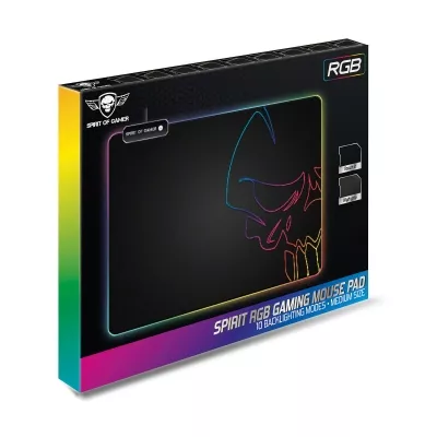 Tapis-padRGB-x tapis souris SPIRIT OF GAMER SKULL RGB XXL PADRGB - 0