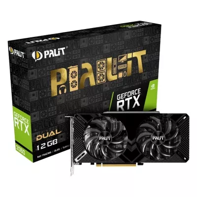 RTX 2060-PALIT carte graphique GEFORCE PALIT RTX 2060 12GO DUAL - 0