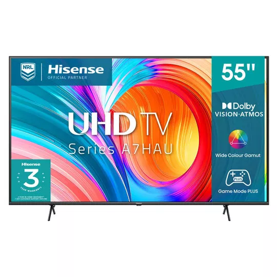 55A7H TELEVISEUR HISENSE QLED 55 SMART 4K SERIE A7 - 0