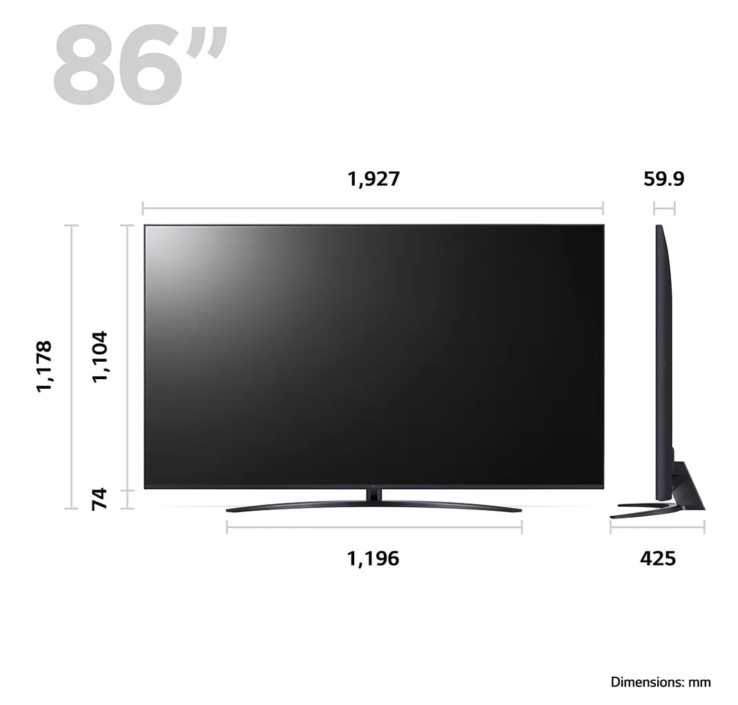 86UR816RA TELEVISEUR LG 86 Smart TV UHD 4K - 3