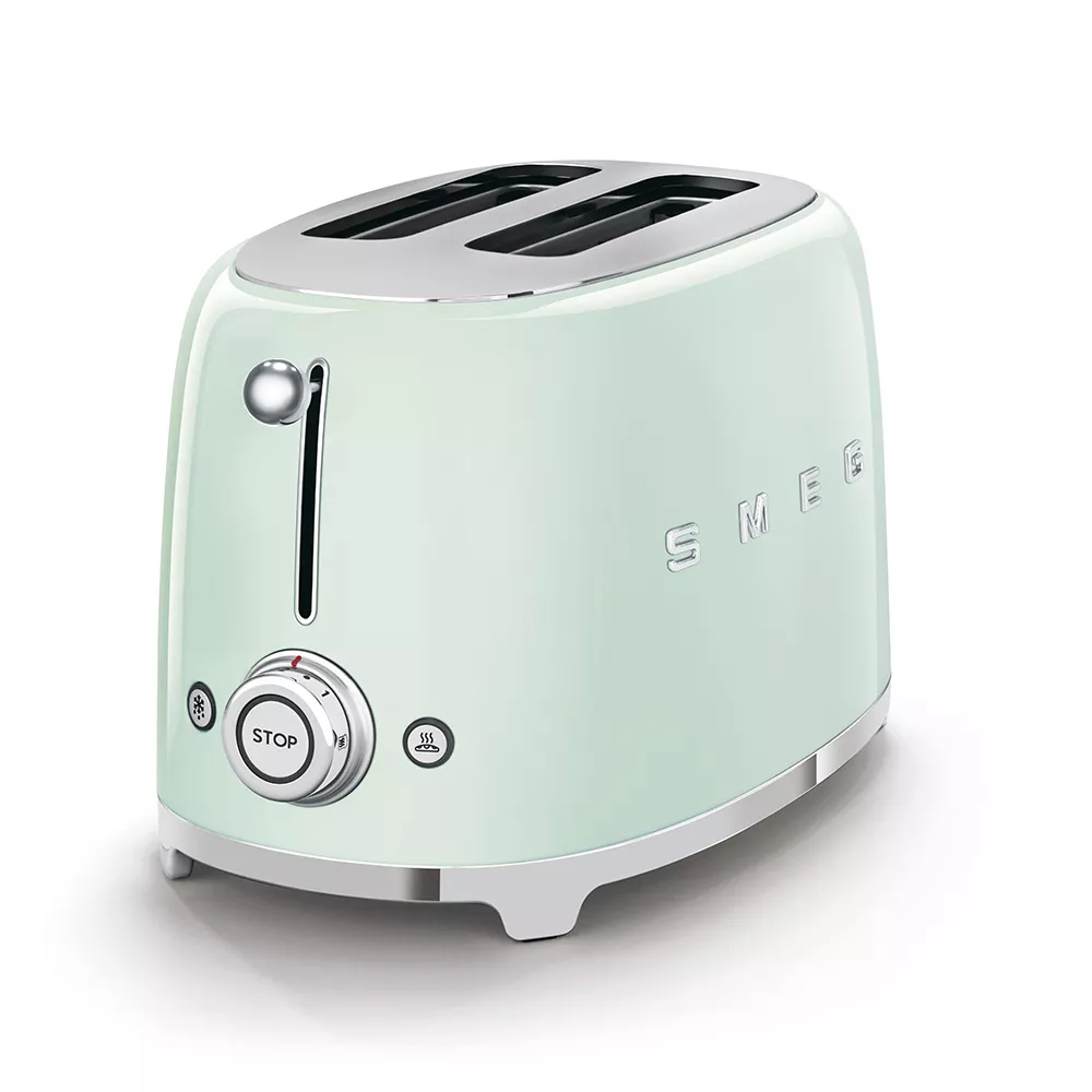 TSF01PGEU GRILLE PAIN SMEG 2U 950W VERT CLAIRE - 0