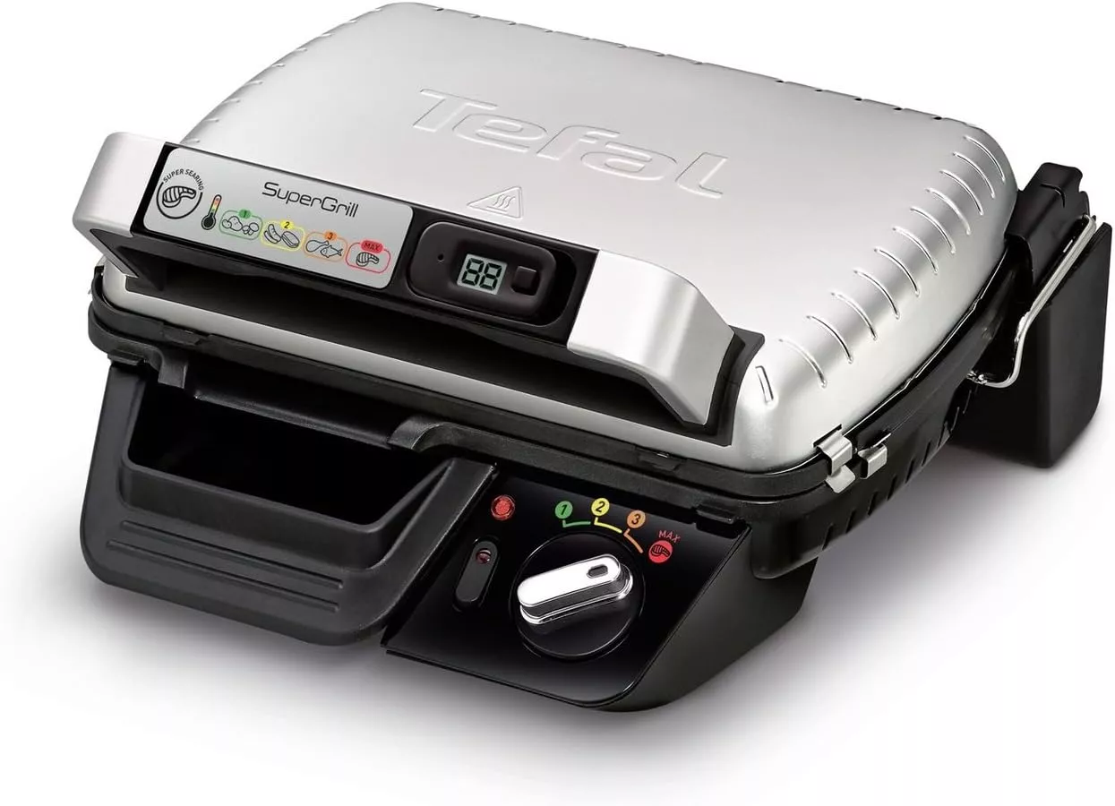 GC451B12 GRILLE A VIANDE TEFAL Supergrill 2000 W - 0
