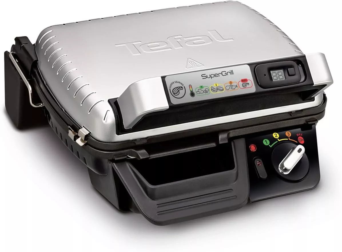 GC451B12 GRILLE A VIANDE TEFAL Supergrill 2000 W - 1