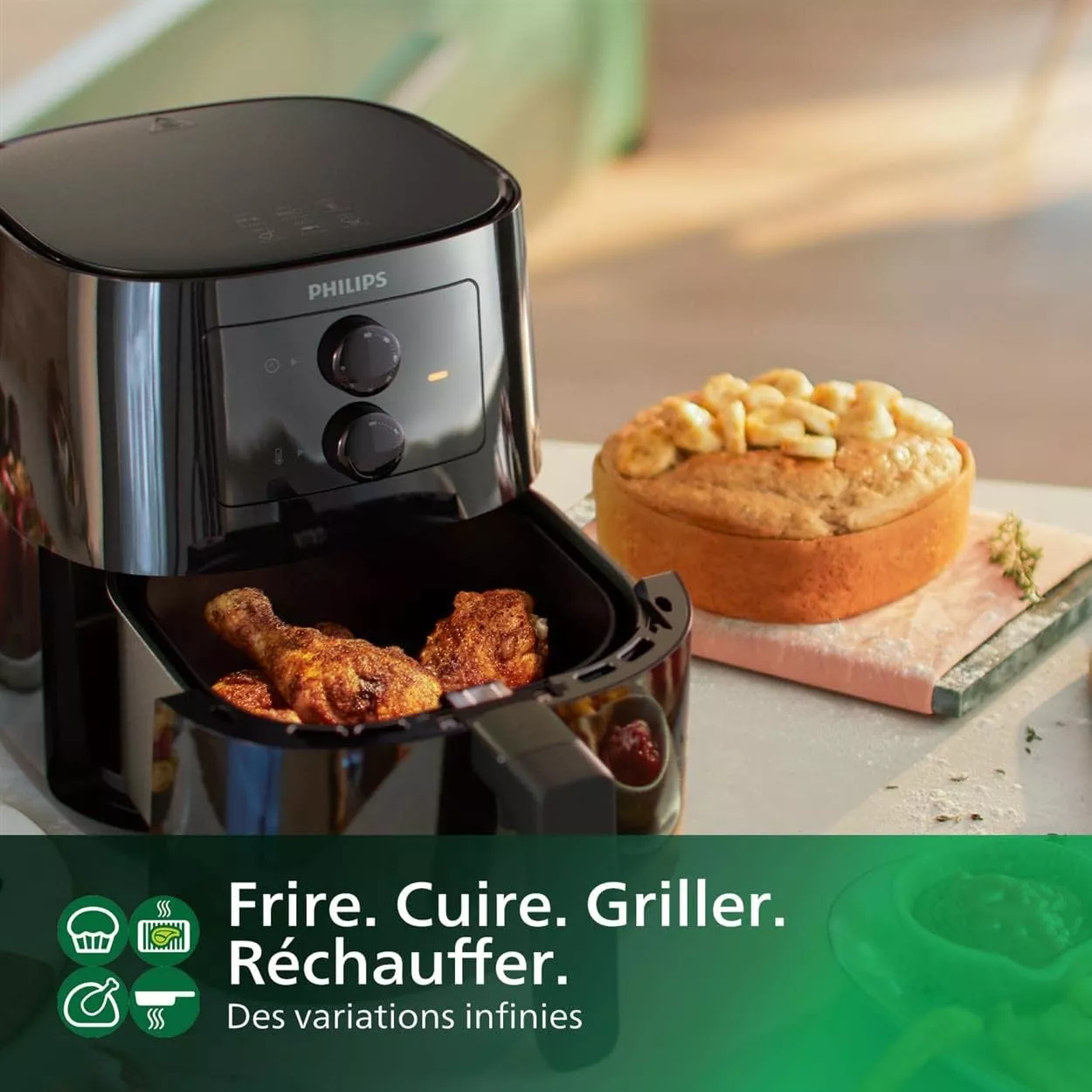 HD9200/90 friteuse Airfryer philips Compact 4,1L, 12-en-1 - 5