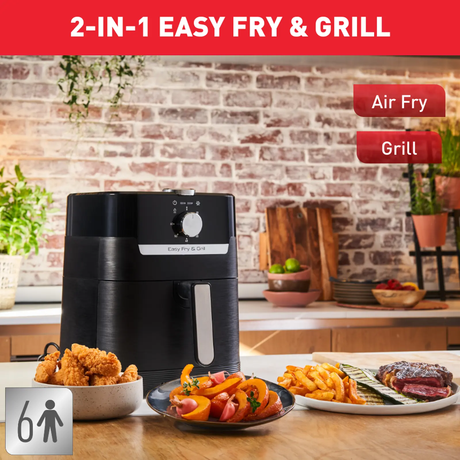 EZ501810 FRITEUSE MOULINEX AIR FRYER  EASY FRY AND GRILL - 4