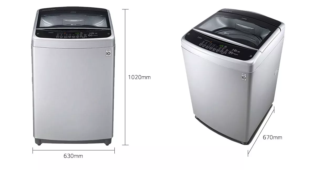 T1388NEHTE LAVE LINGE LG 13 KG TOP PLASTIQUE - 7