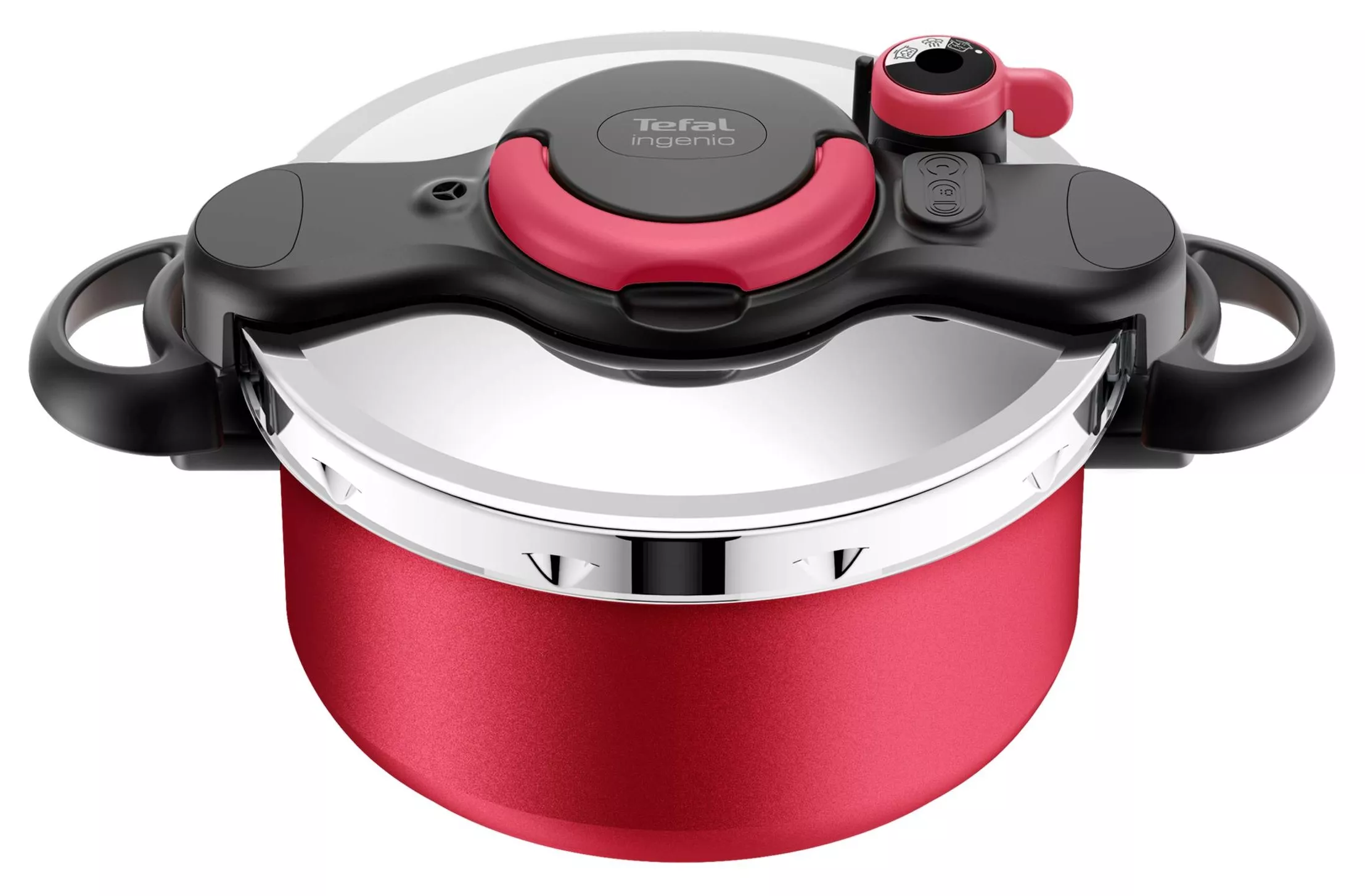 P4704200 cocotte  TEFAL Duo 4L All in one rouge - 1