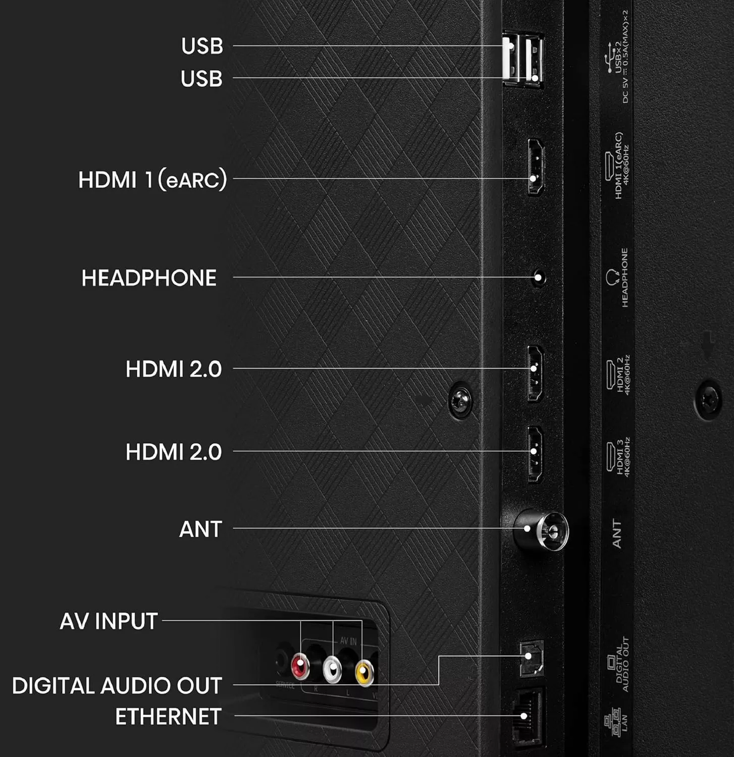 55A6K TELEVISEUR HISENSE 55 UHD SMART 4K  SERIE A6 - 4