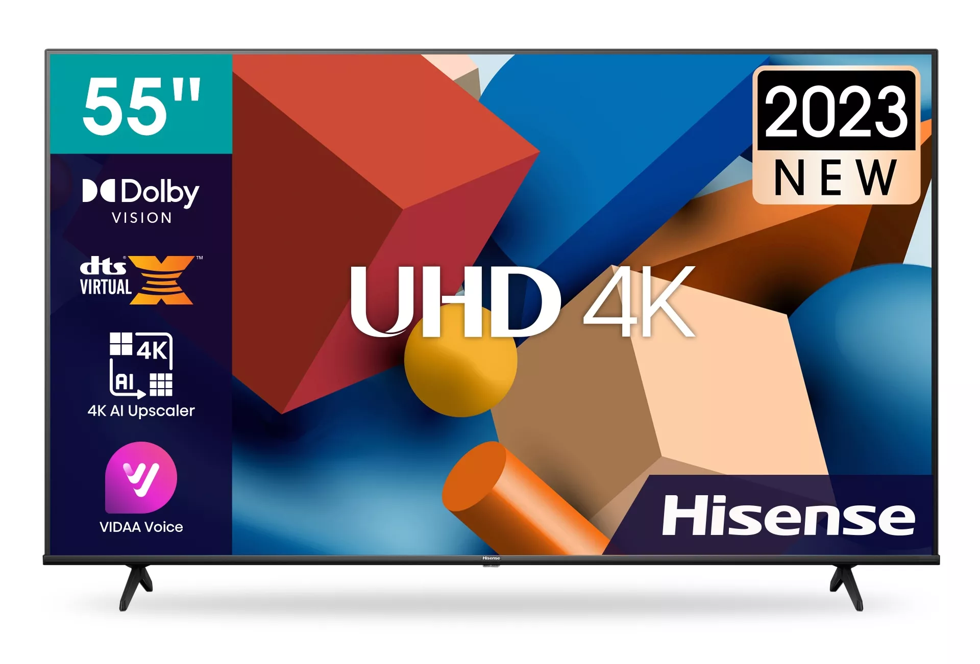 55A6K TELEVISEUR HISENSE 55 UHD SMART 4K  SERIE A6 - 0