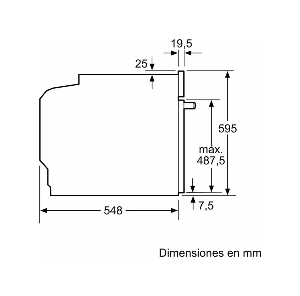 HBA5360S0 FOUR BOSCH SERIE 6  INOX 60cm 71 l - 5