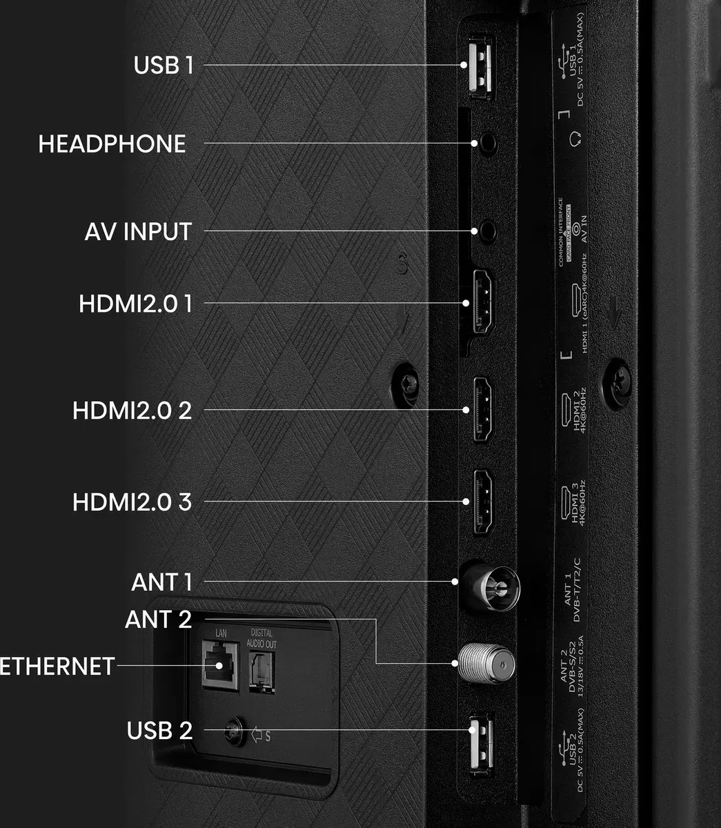 85A6K TELEVISEUR HISENSE 85 UHD SMART 4K SERIE A6 - 7