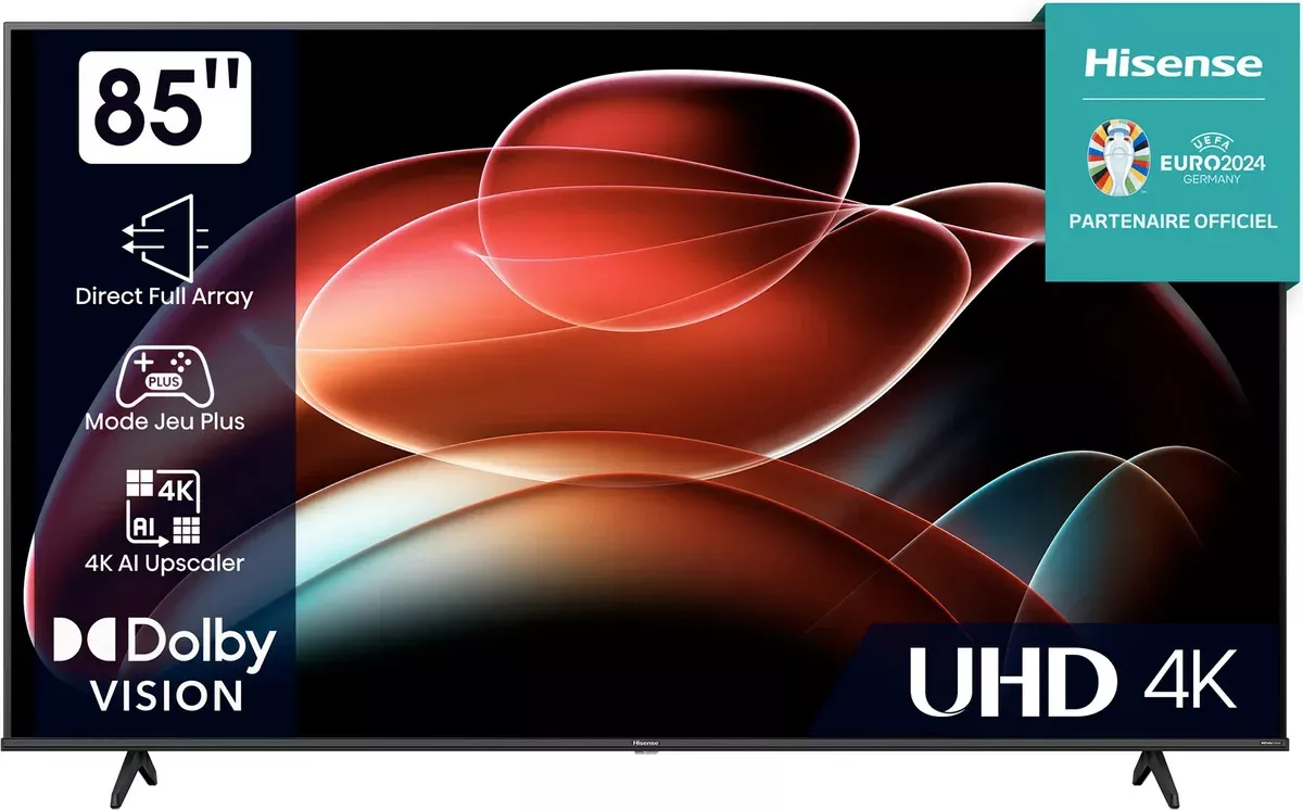 85A6K TELEVISEUR HISENSE 85 UHD SMART 4K SERIE A6 - 0