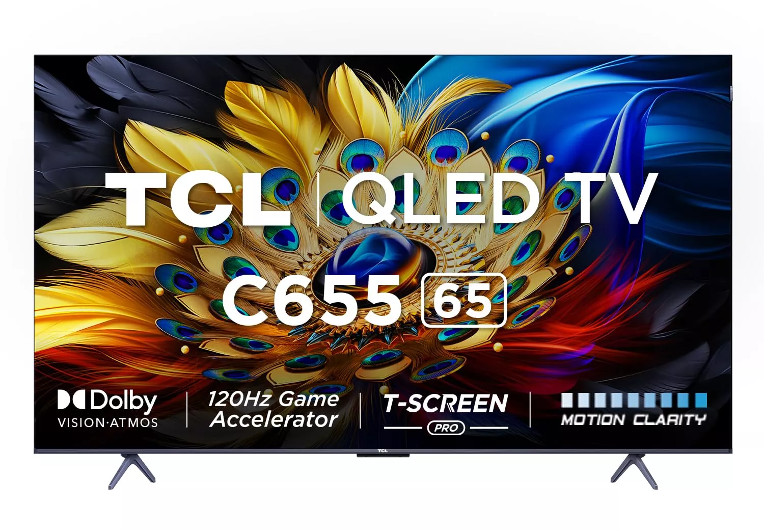 65C655 TELEVISEUR TCL QLED 65 4K 120HZ SMART NEW 2024 - 0