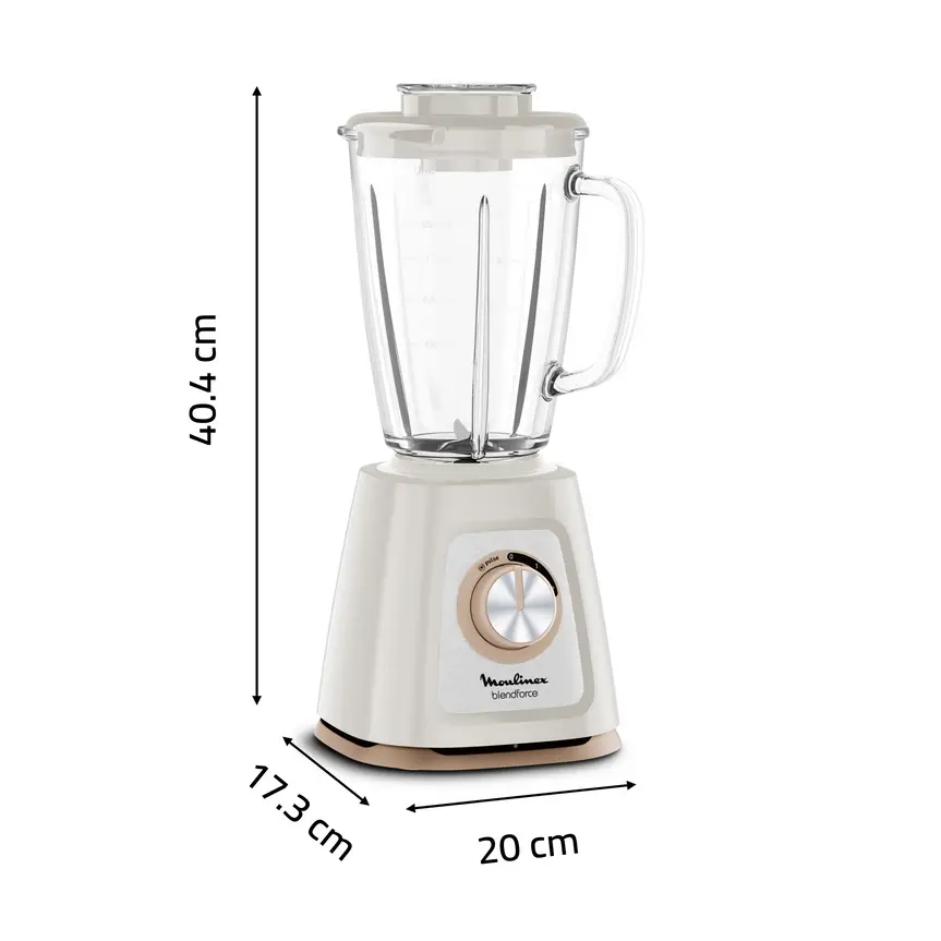 LM430A10 BLENDER MOULINEX 800 W 1.7 L SAND BEAM - 7